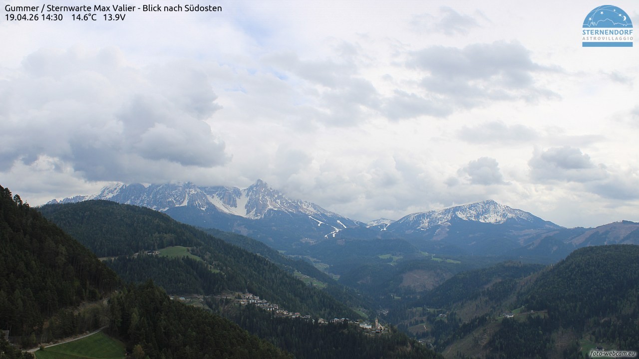 Archiv Foto Webcam Gummer - Sternwarte Max Valier