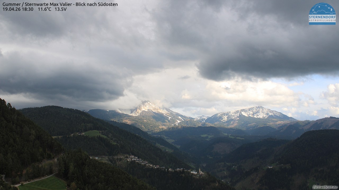 Archived image Webcam Gummer - View to Southeast