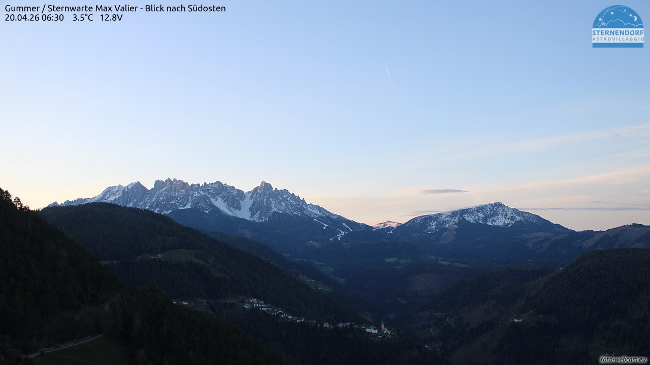 Archiv Foto Webcam Gummer - Sternwarte Max Valier