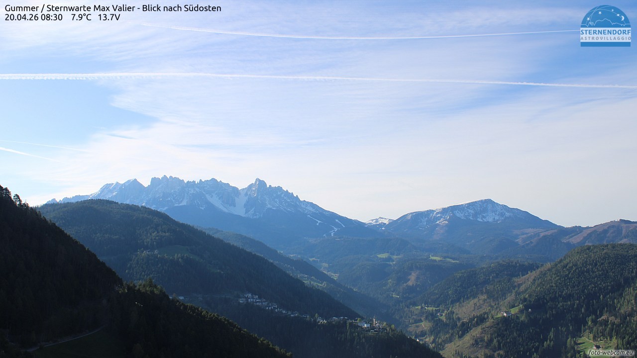 Archiv Foto Webcam Gummer - Sternwarte Max Valier