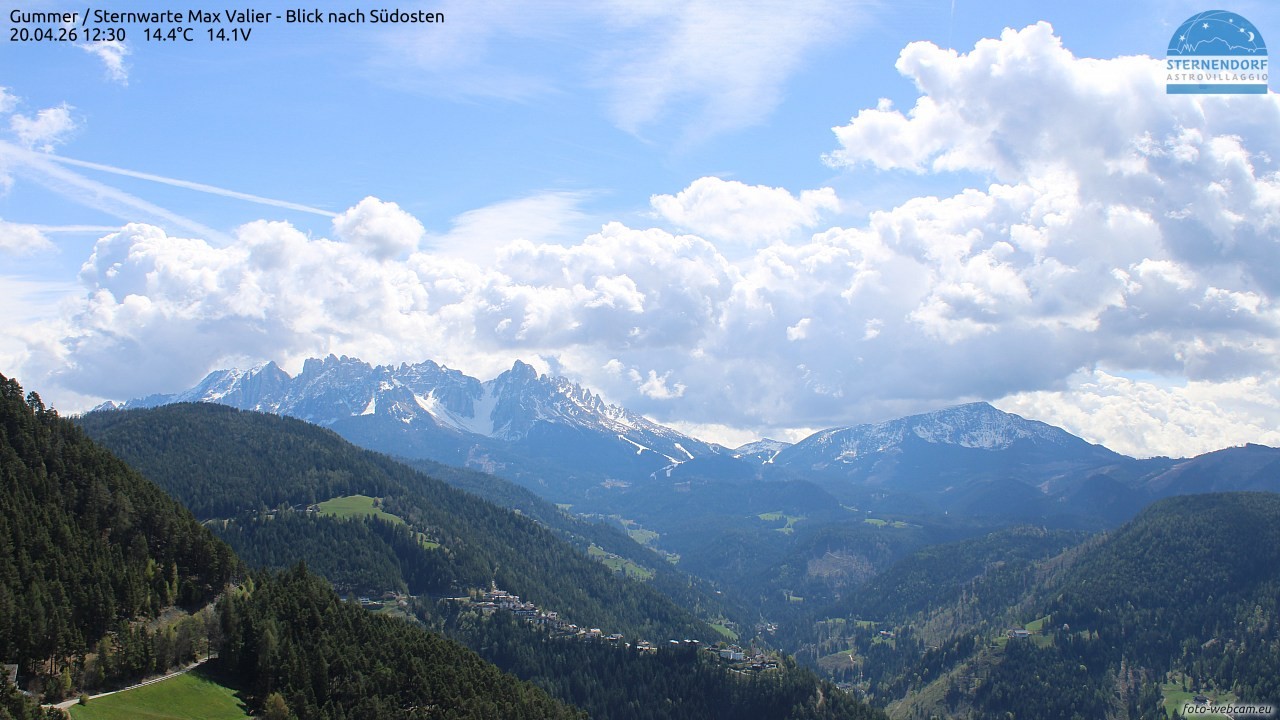 Archiv Foto Webcam Gummer - Sternwarte Max Valier