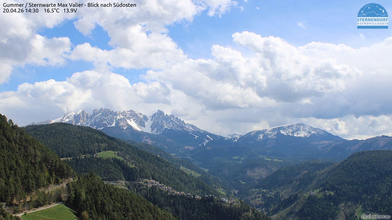 Archiv Foto Webcam Gummer - Sternwarte Max Valier