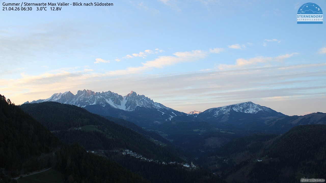 Archived image Webcam Gummer - View to Southeast