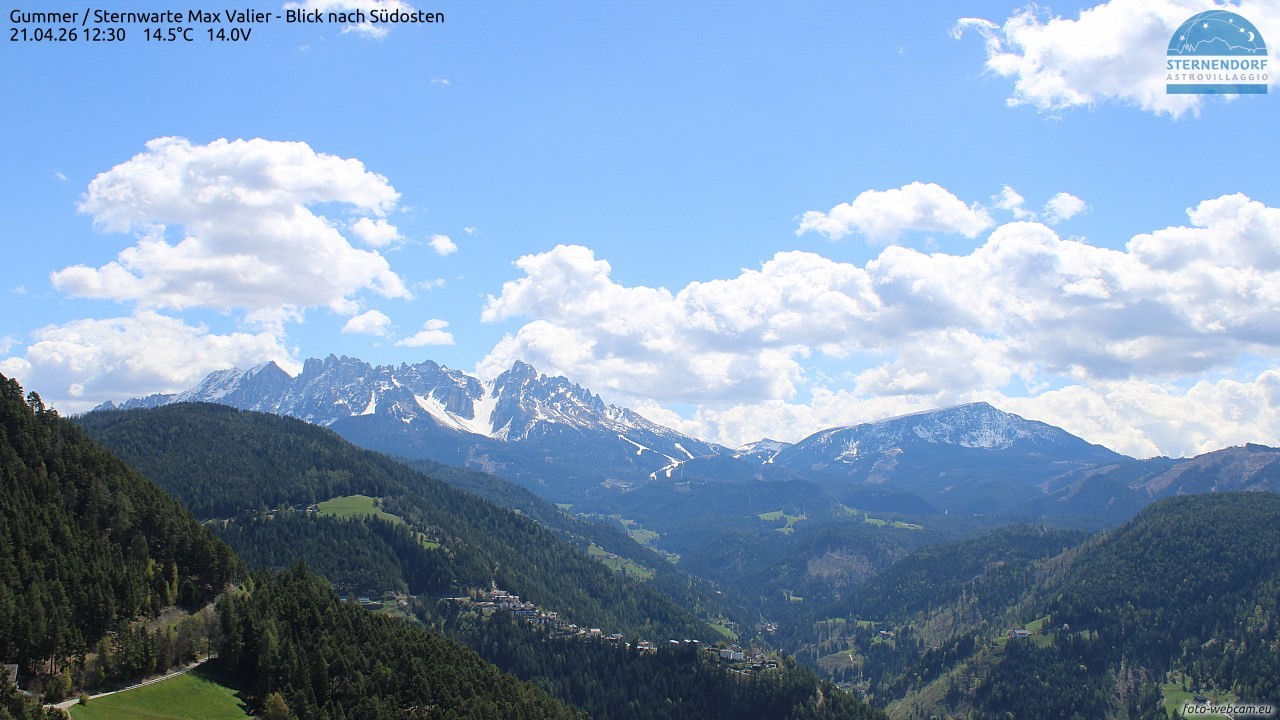 Archiv Foto Webcam Gummer - Sternwarte Max Valier