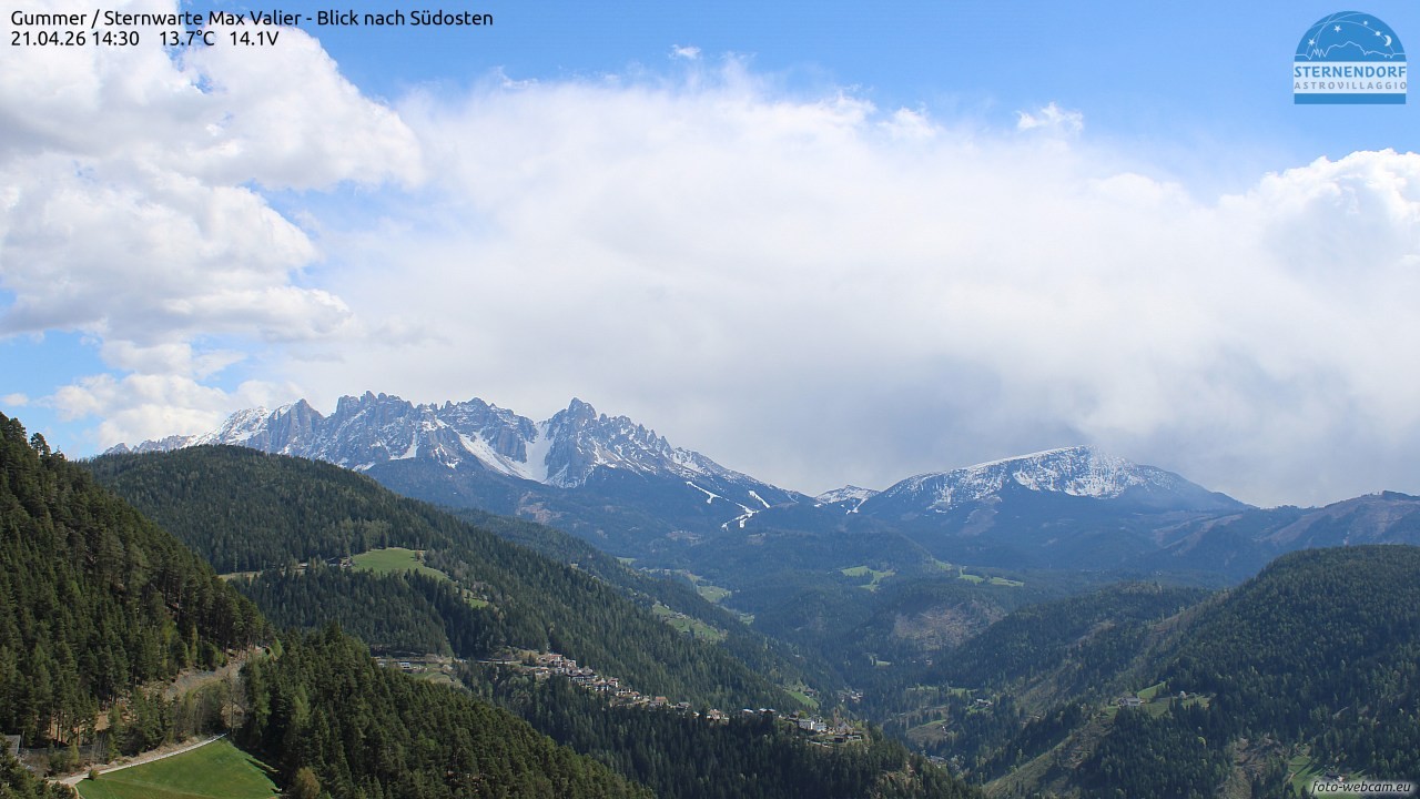 Archiv Foto Webcam Gummer - Sternwarte Max Valier