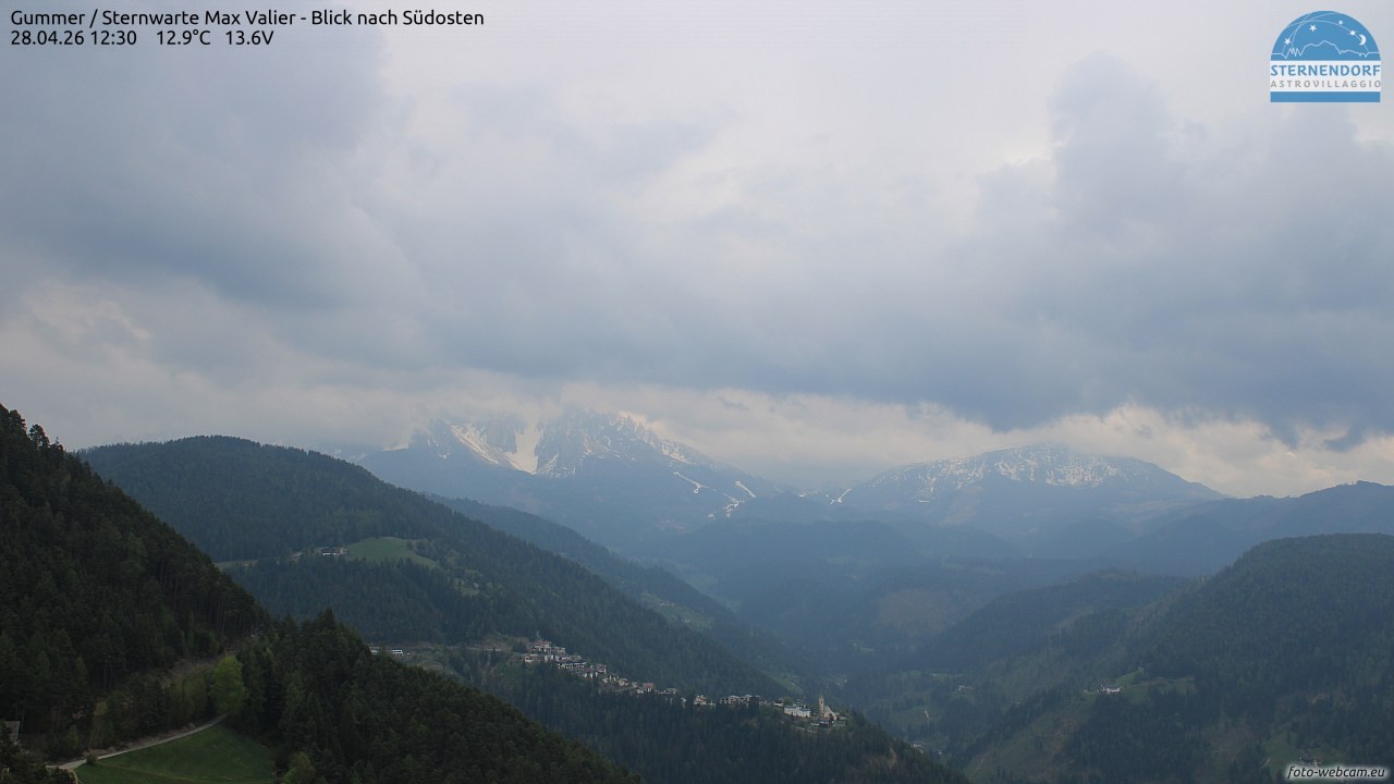 Archiv Foto Webcam Gummer - Sternwarte Max Valier