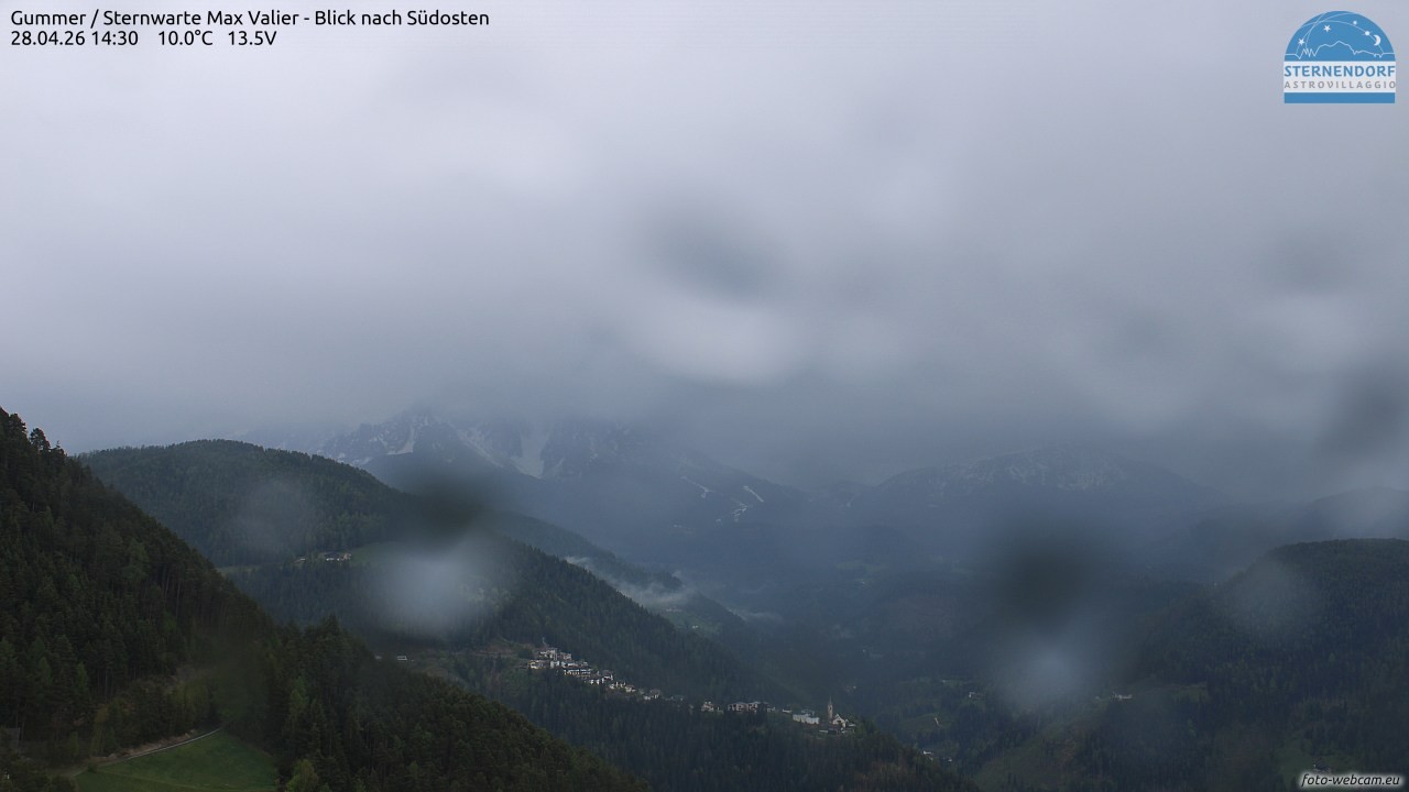 Archiv Foto Webcam Gummer - Sternwarte Max Valier