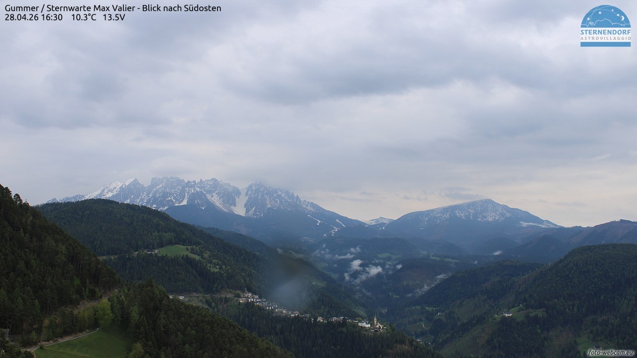 Archiv Foto Webcam Gummer - Sternwarte Max Valier