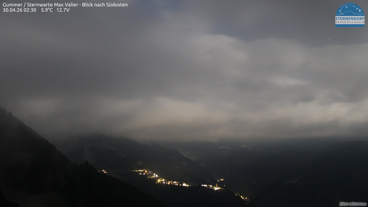 Archived image Webcam Gummer - View to Southeast