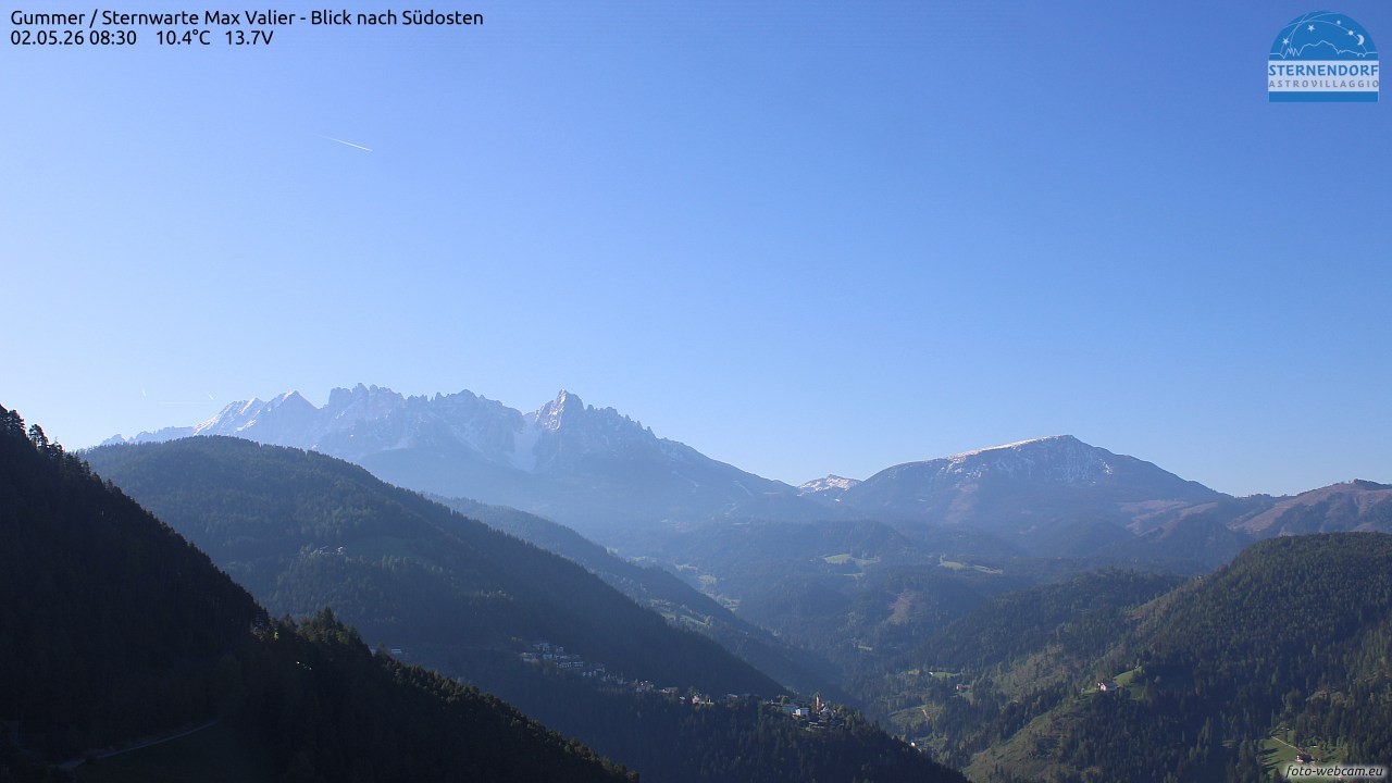 Archived image Webcam Gummer - View to Southeast