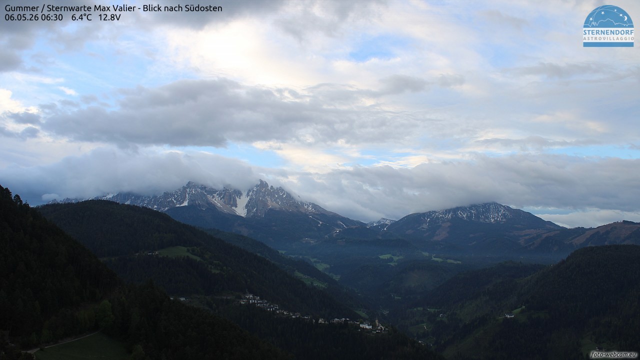 Archiv Foto Webcam Gummer - Sternwarte Max Valier