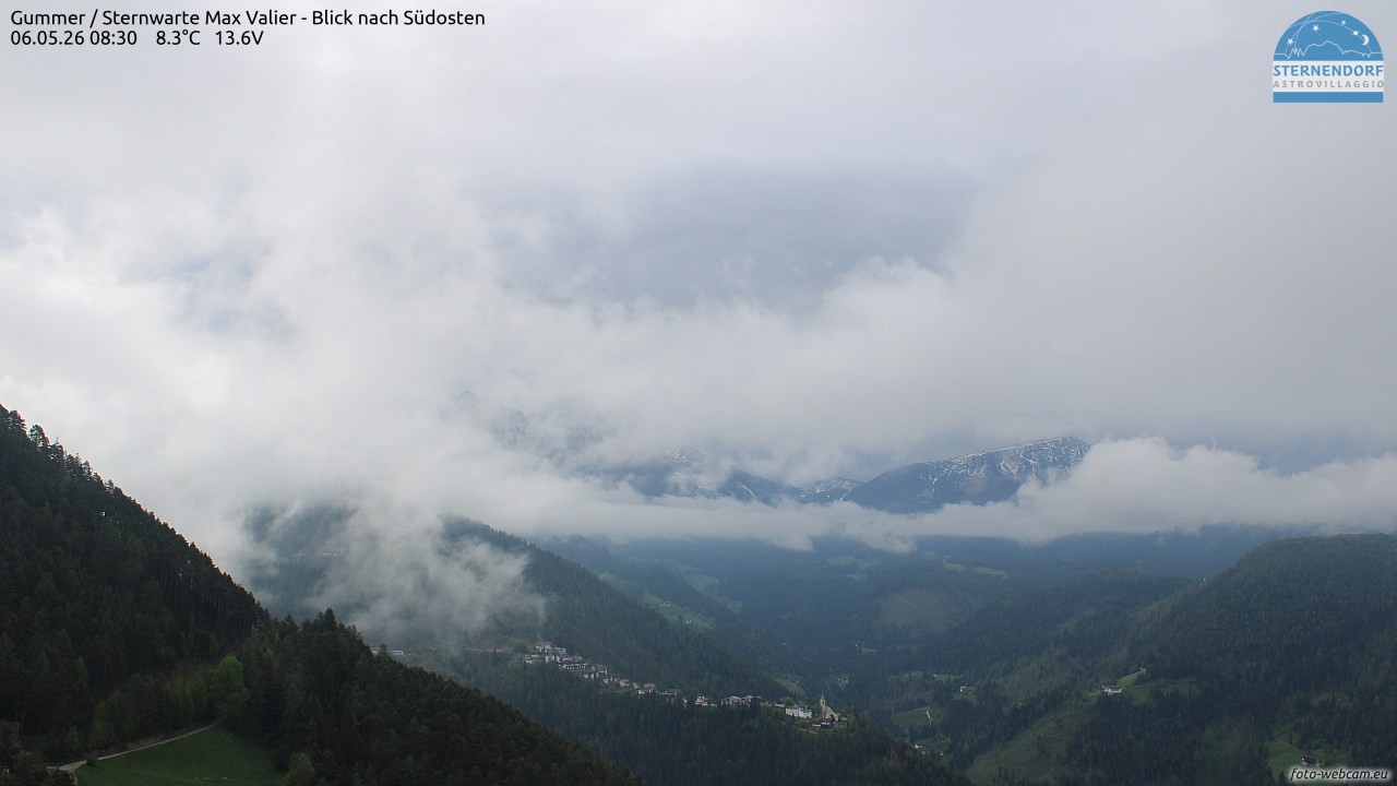 Archiv Foto Webcam Gummer - Sternwarte Max Valier