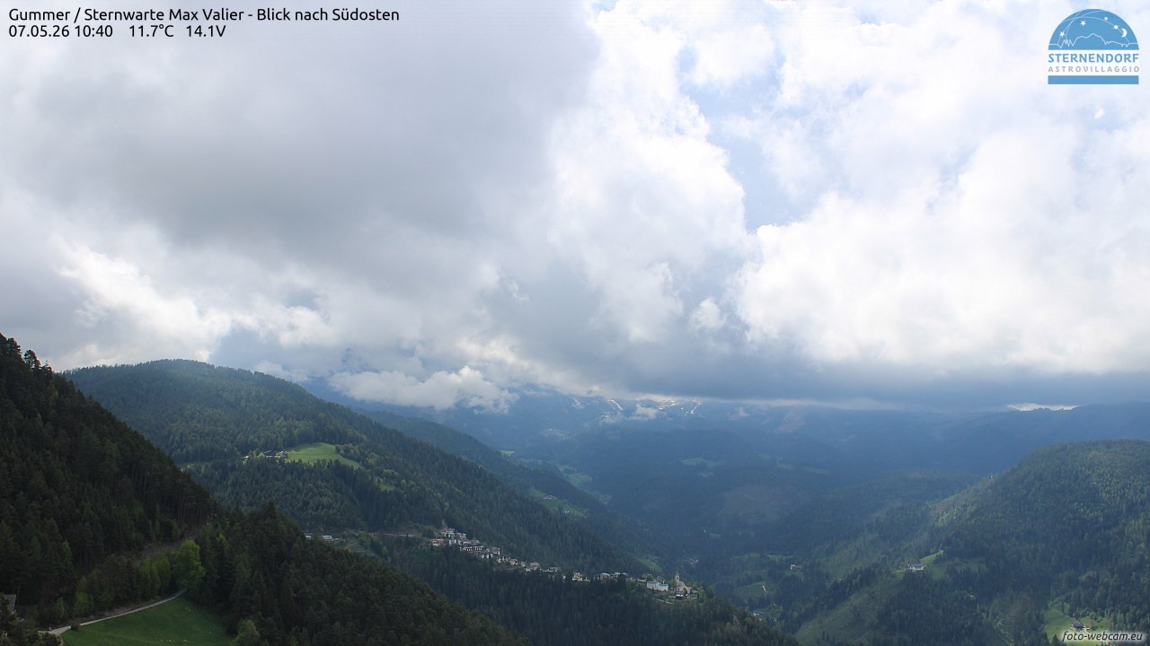 Archived image Webcam Gummer - View to Southeast