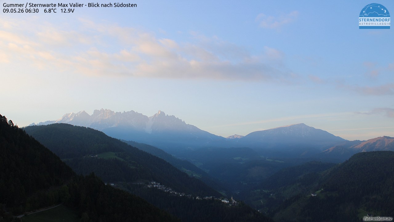 Archiv Foto Webcam Gummer - Sternwarte Max Valier