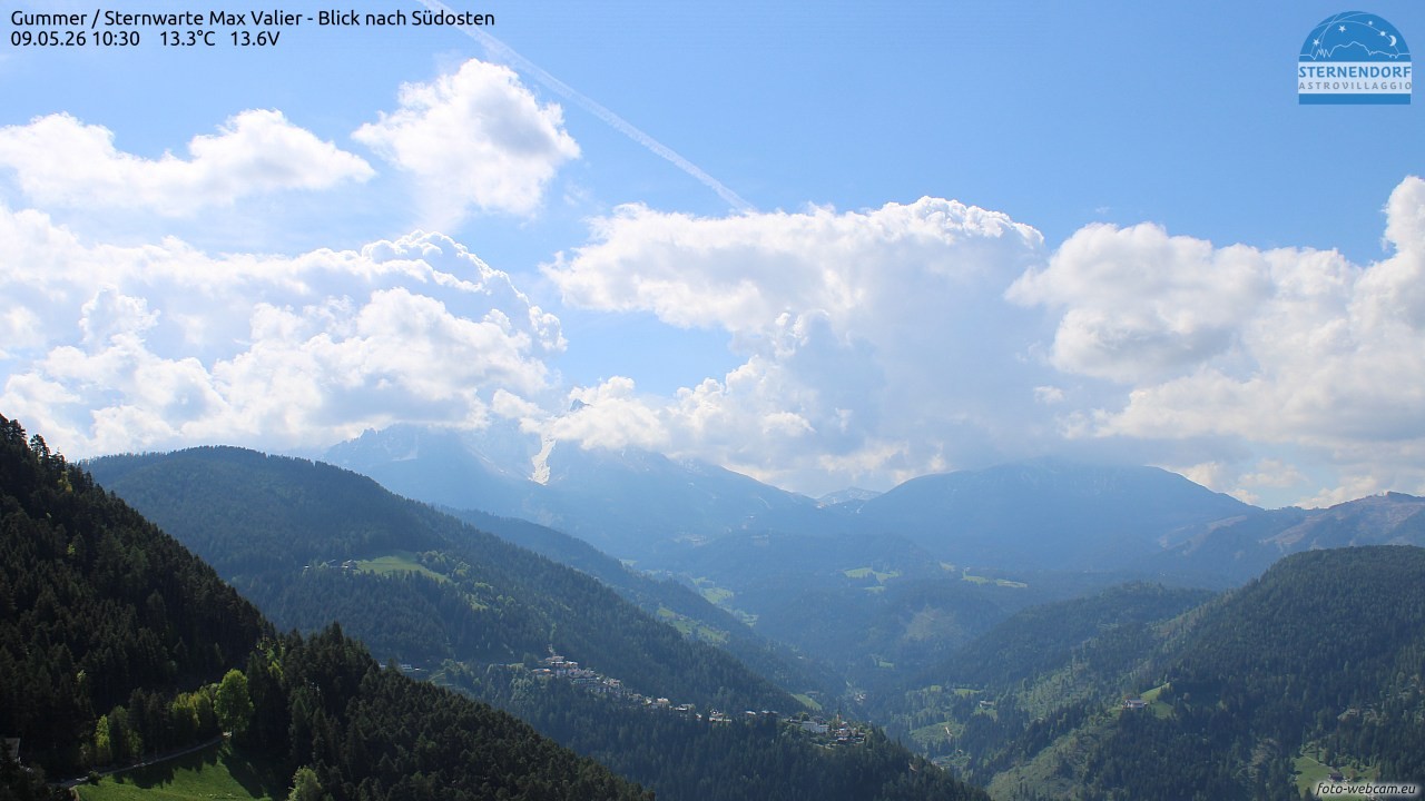 Archiv Foto Webcam Gummer - Sternwarte Max Valier