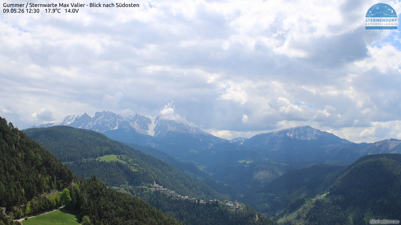 Archiv Foto Webcam Gummer - Sternwarte Max Valier