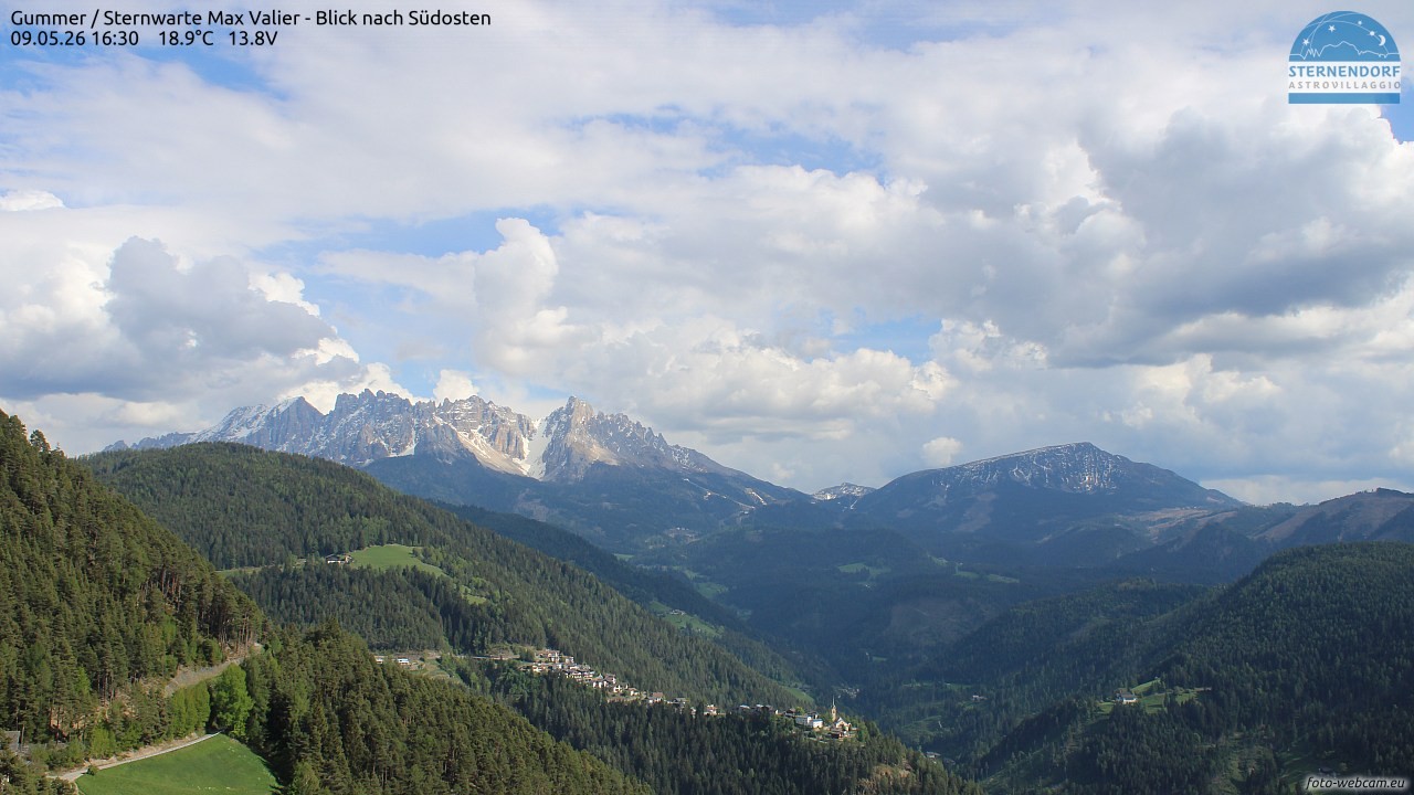 Archiv Foto Webcam Gummer - Sternwarte Max Valier