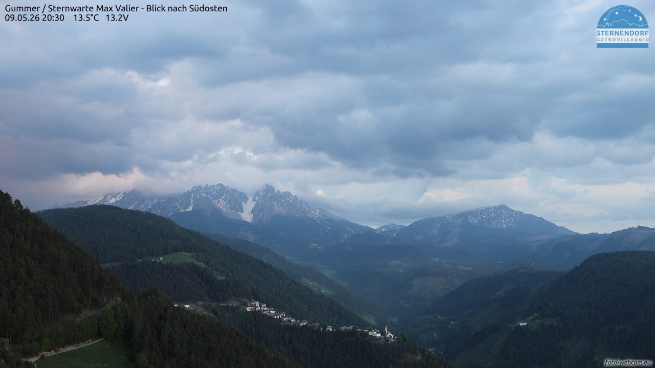 Archived image Webcam Gummer - View to Southeast