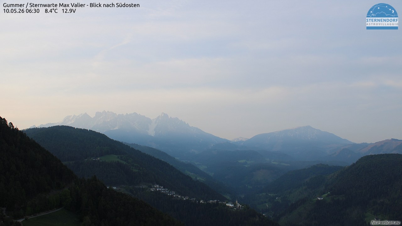 Archiv Foto Webcam Gummer - Sternwarte Max Valier
