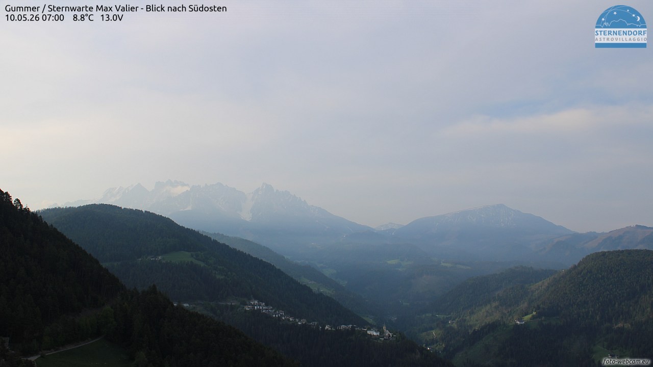 Archiv Foto Webcam Gummer - Sternwarte Max Valier