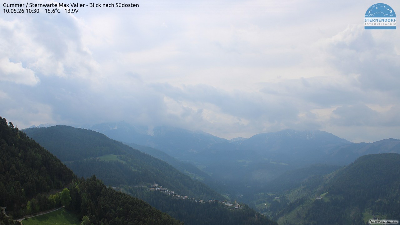 Archiv Foto Webcam Gummer - Sternwarte Max Valier