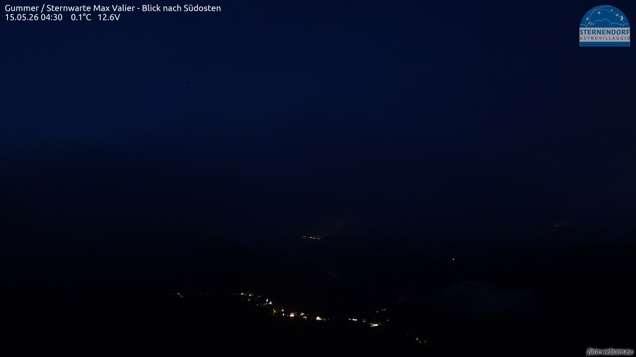 Archiv Foto Webcam Gummer - Sternwarte Max Valier