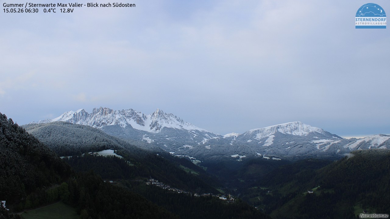 Archiv Foto Webcam Gummer - Sternwarte Max Valier