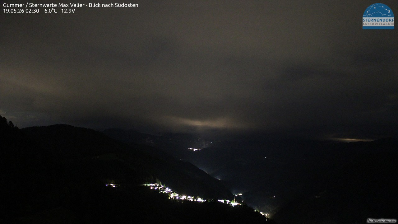 Archiv Foto Webcam Gummer - Sternwarte Max Valier