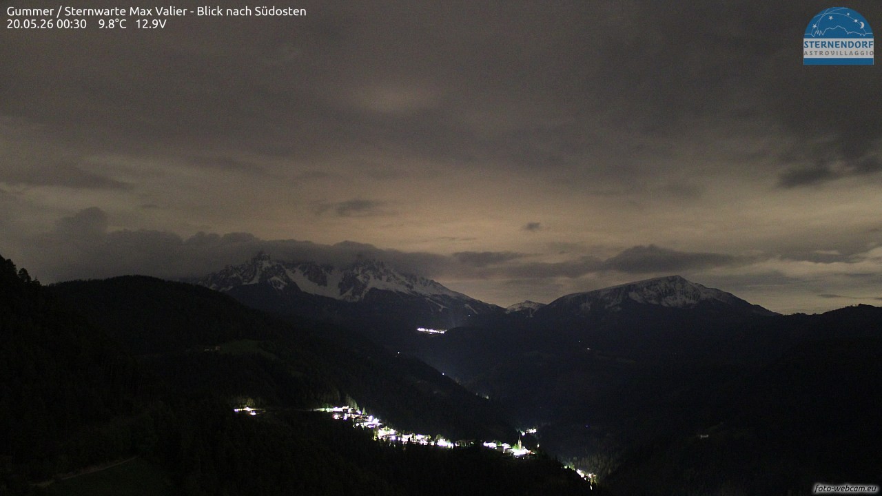 Archiv Foto Webcam Gummer - Sternwarte Max Valier