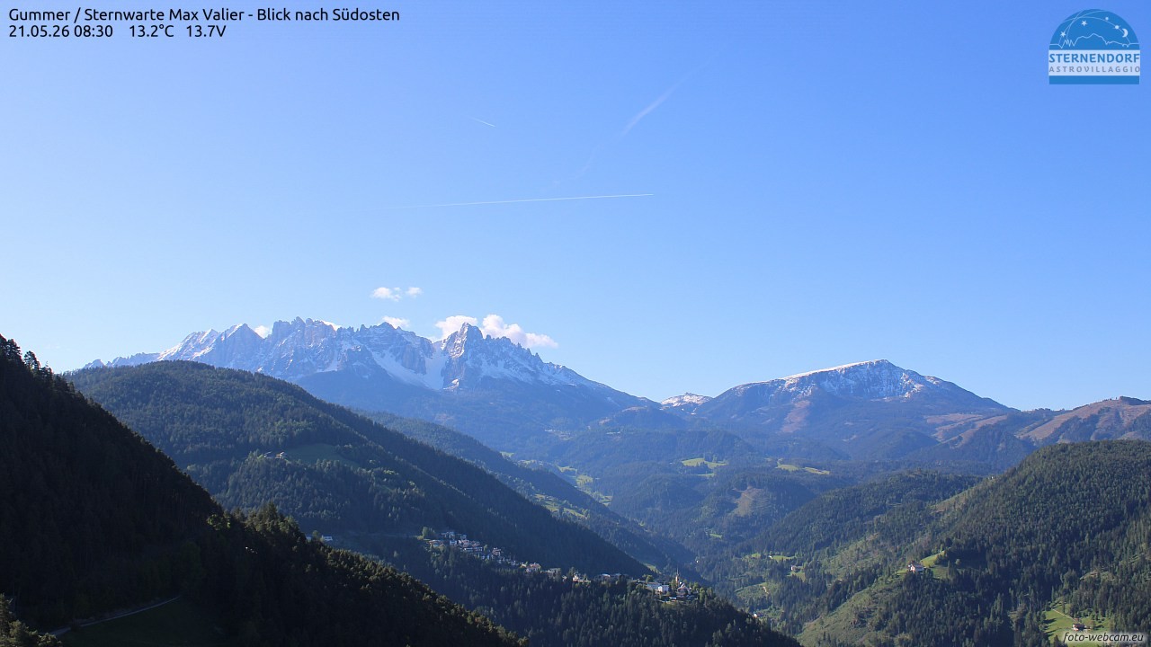 Archiv Foto Webcam Gummer - Sternwarte Max Valier