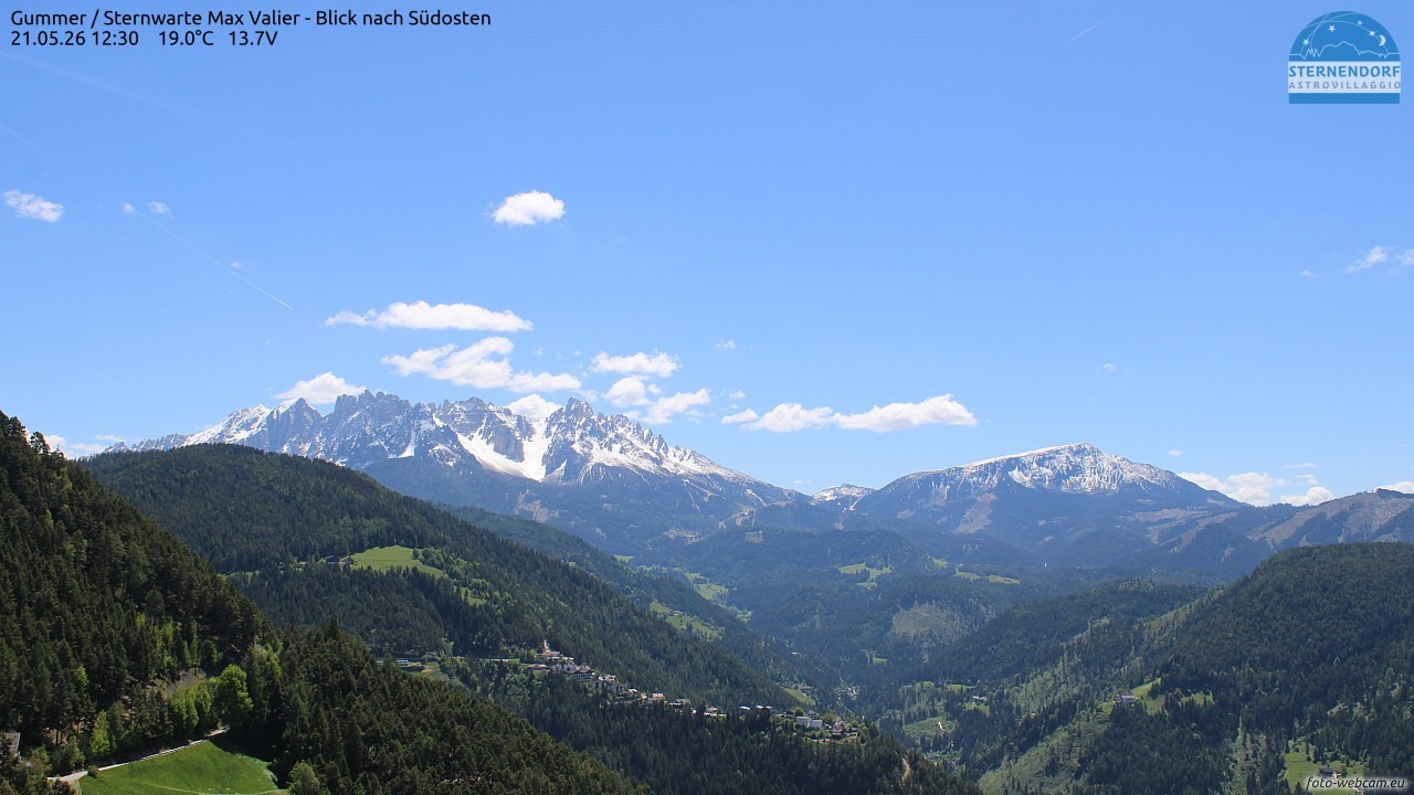 Archiv Foto Webcam Gummer - Sternwarte Max Valier