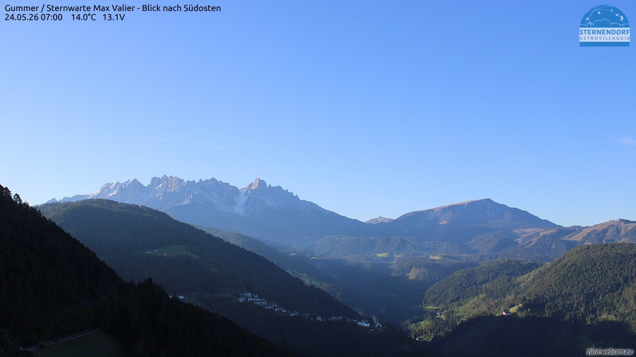 Archiv Foto Webcam Gummer - Sternwarte Max Valier