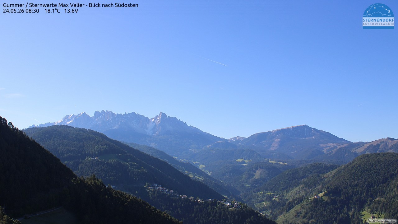 Archiv Foto Webcam Gummer - Sternwarte Max Valier