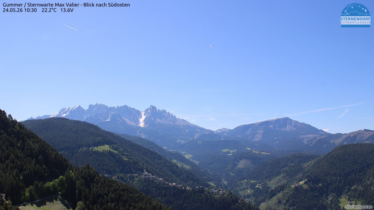 Archiv Foto Webcam Gummer - Sternwarte Max Valier