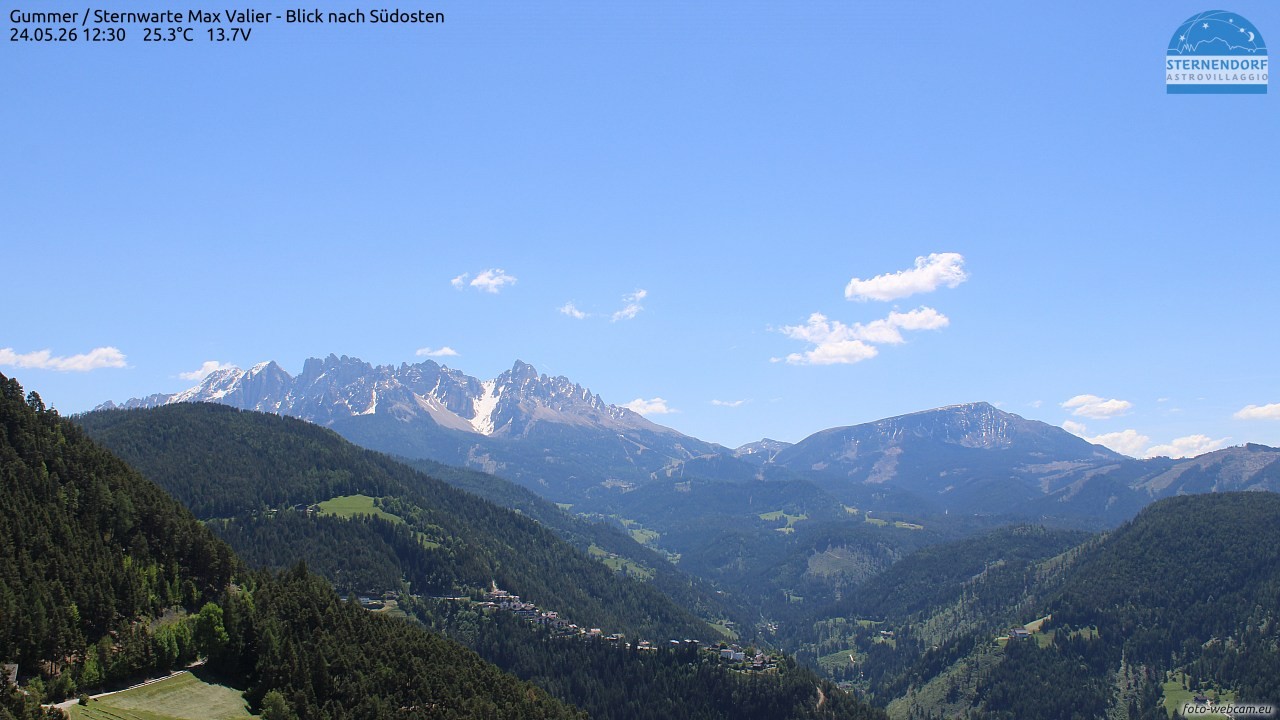 Archiv Foto Webcam Gummer - Sternwarte Max Valier