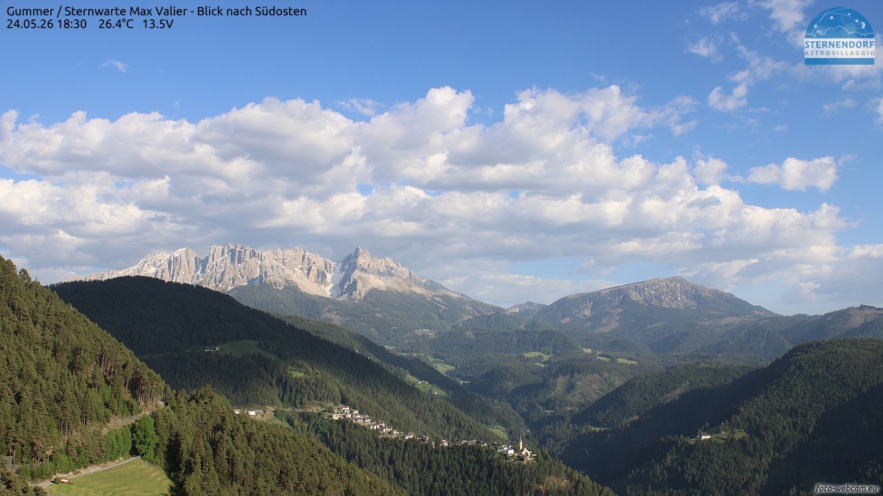 Archiv Foto Webcam Gummer - Sternwarte Max Valier