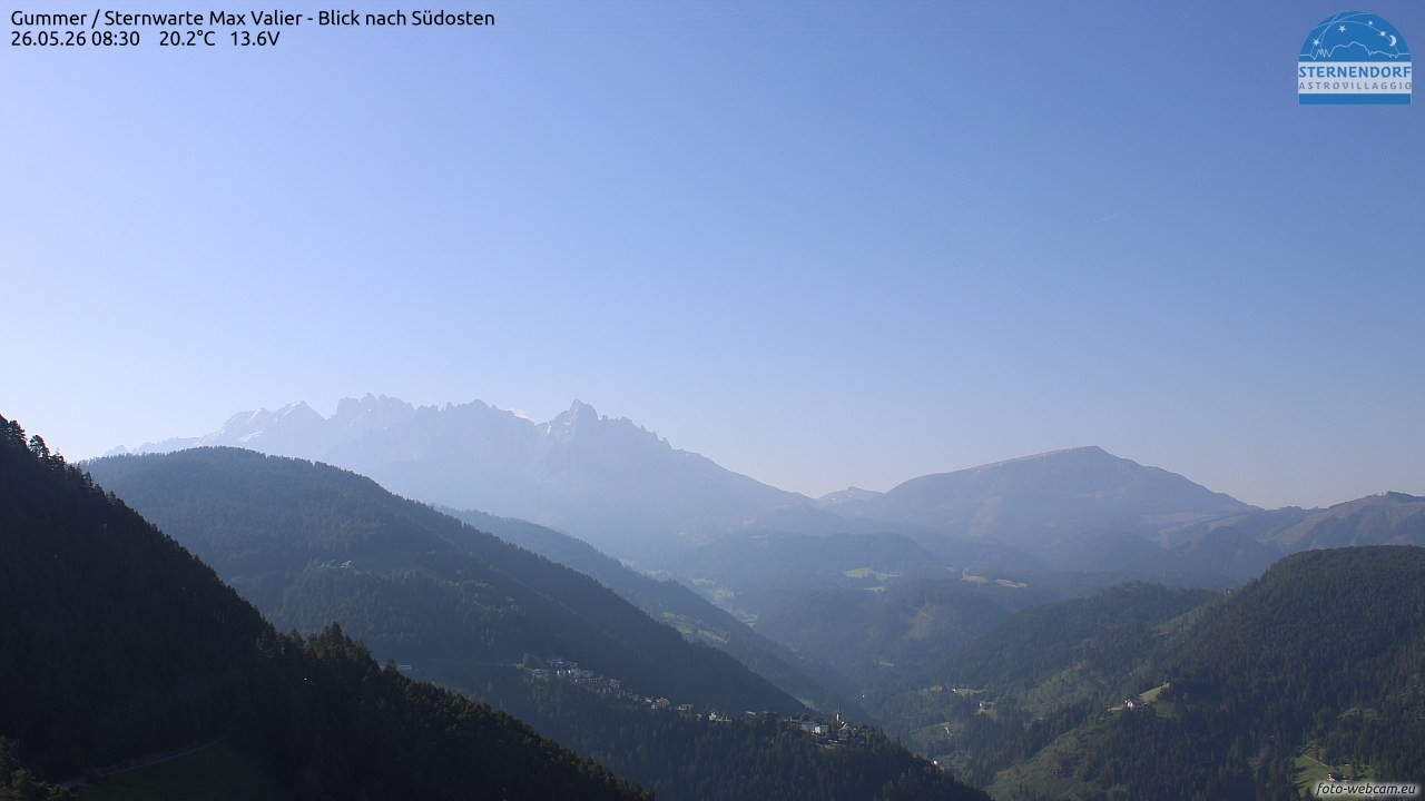 Archiv Foto Webcam Gummer - Sternwarte Max Valier