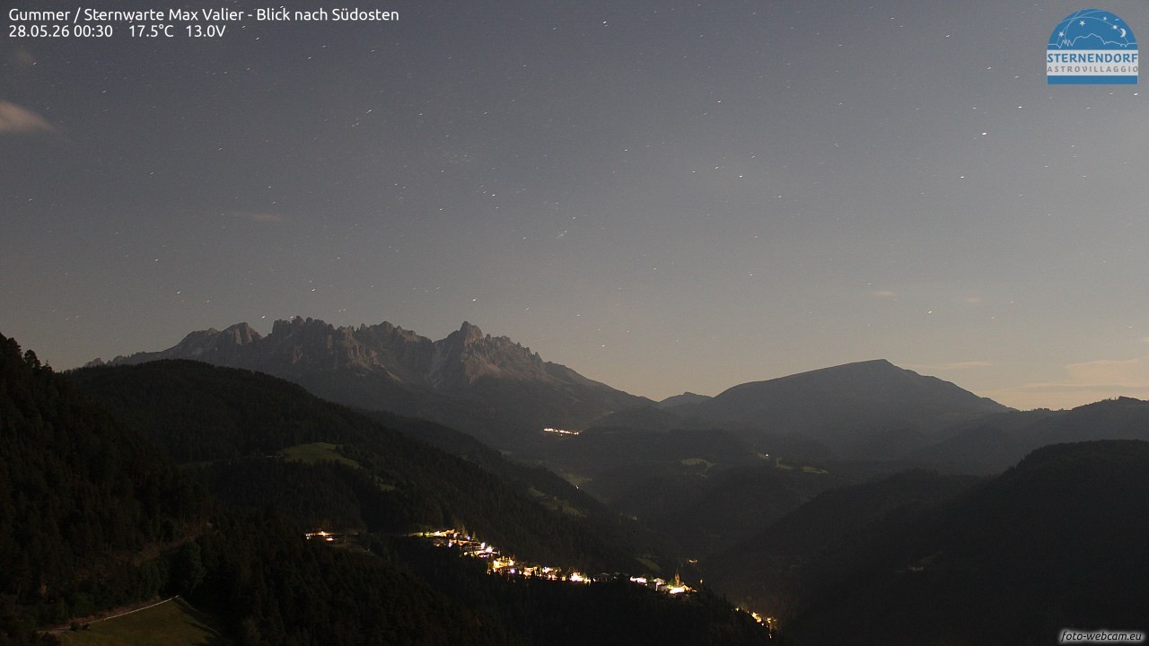 Archiv Foto Webcam Gummer - Sternwarte Max Valier
