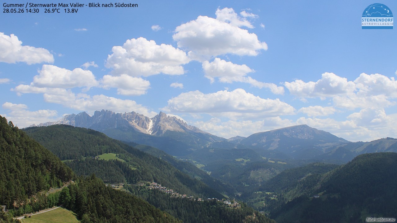 Archiv Foto Webcam Gummer - Sternwarte Max Valier
