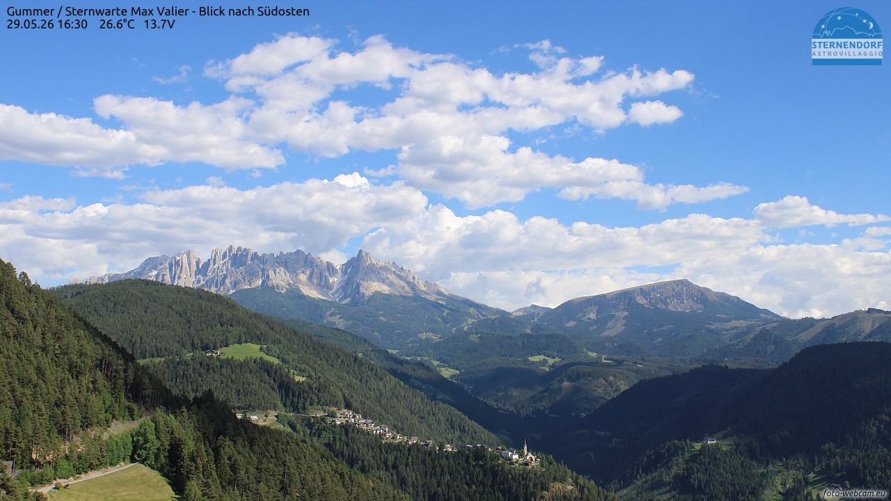 Archiv Foto Webcam Gummer - Sternwarte Max Valier