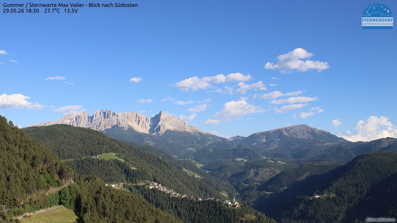 Archiv Foto Webcam Gummer - Sternwarte Max Valier
