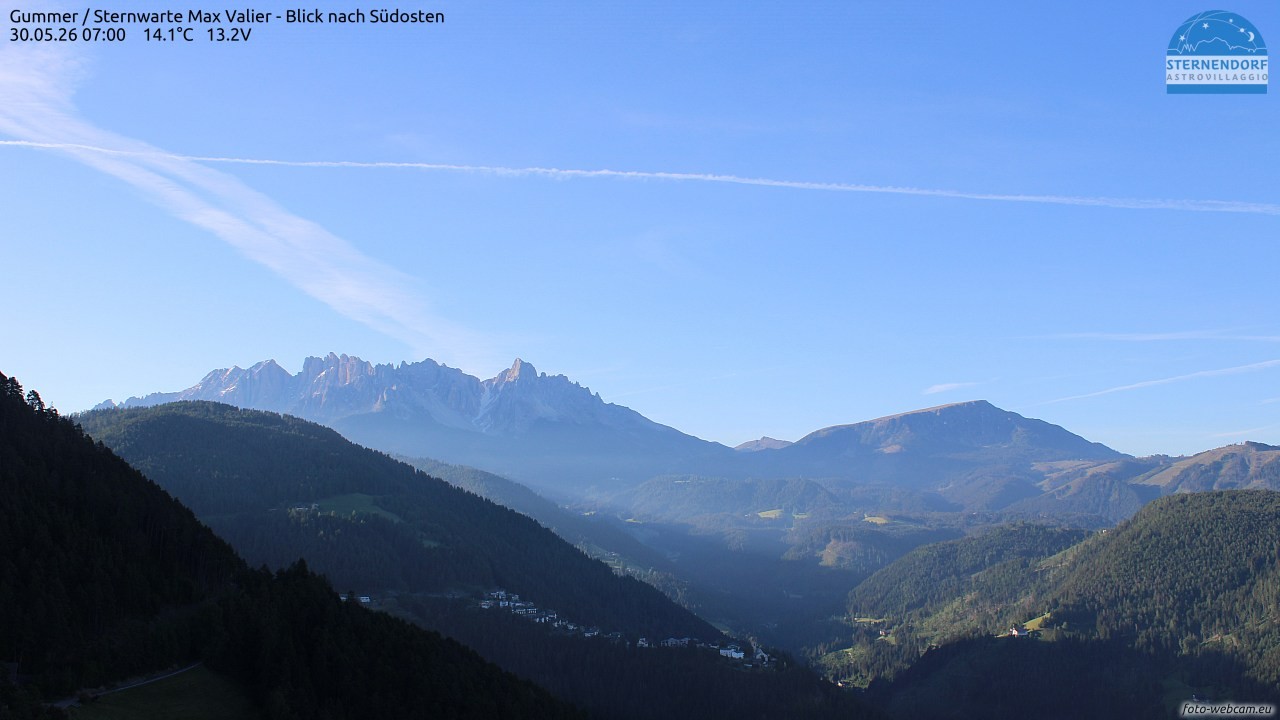 Archived image Webcam Gummer - View to Southeast