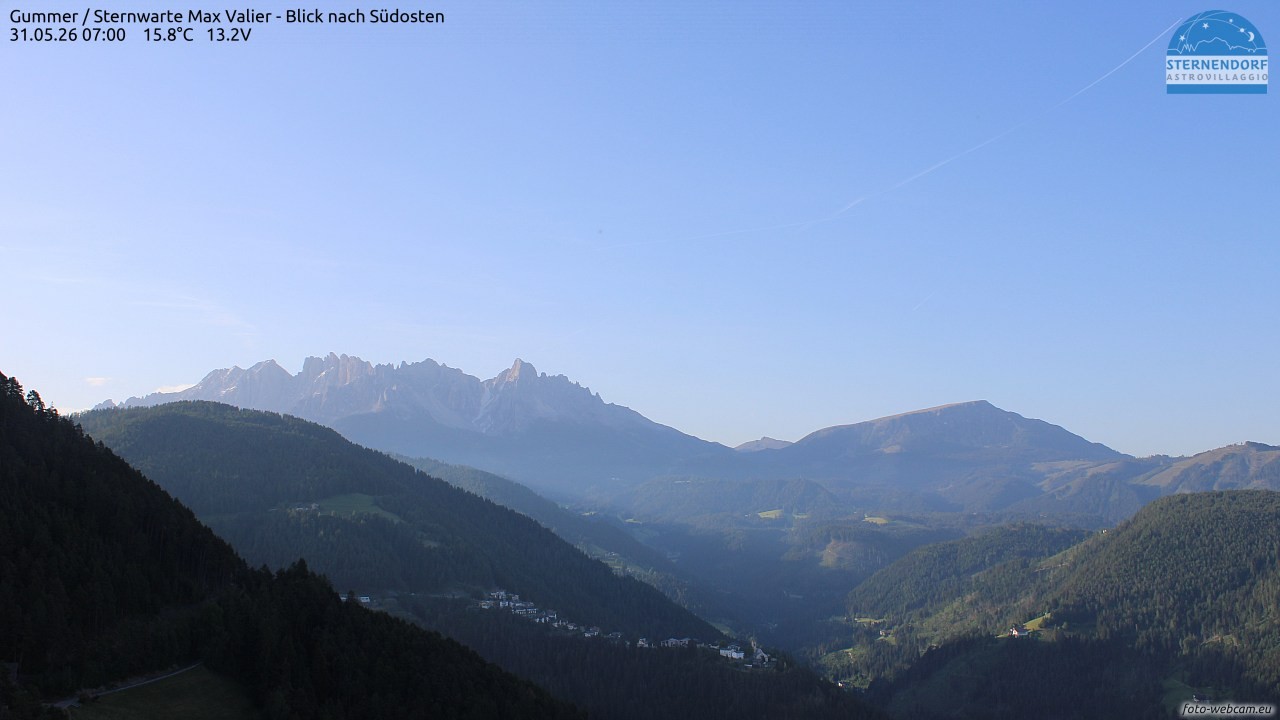 Archived image Webcam Gummer - View to Southeast
