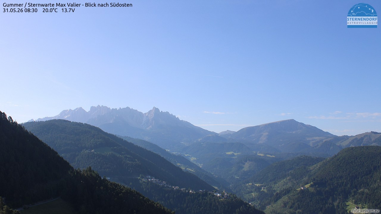 Archived image Webcam Gummer - View to Southeast