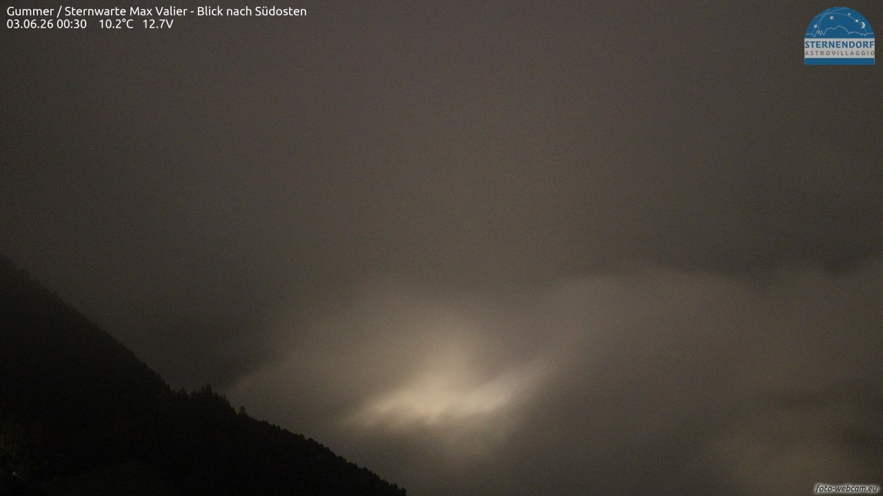 Archiv Foto Webcam Gummer - Sternwarte Max Valier