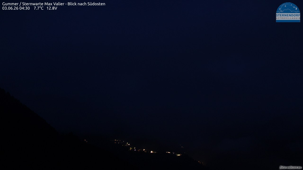Archiv Foto Webcam Gummer - Sternwarte Max Valier