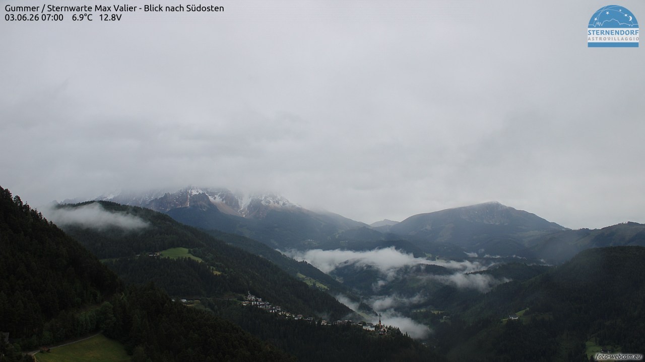 Archiv Foto Webcam Gummer - Sternwarte Max Valier