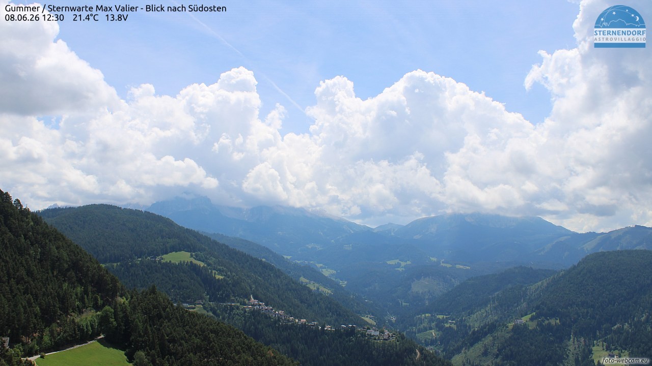 Archiv Foto Webcam Gummer - Sternwarte Max Valier