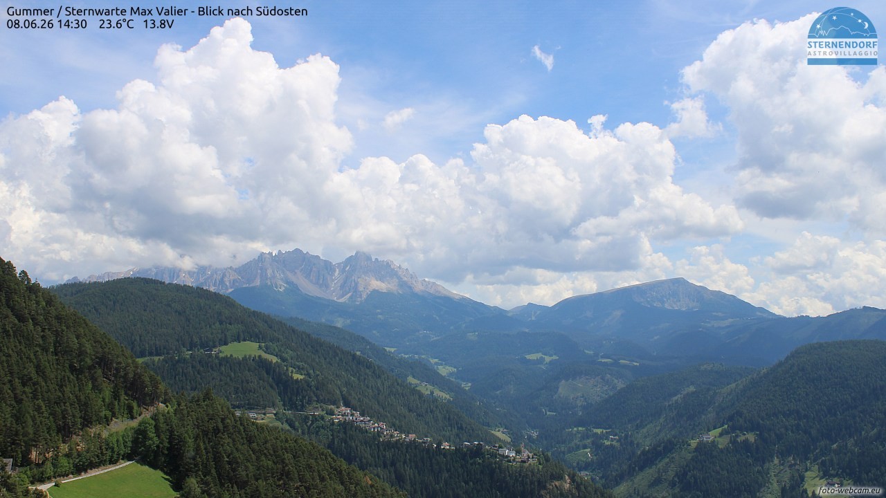Archiv Foto Webcam Gummer - Sternwarte Max Valier