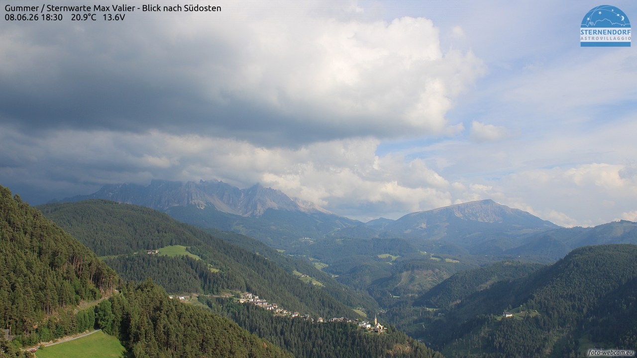Archiv Foto Webcam Gummer - Sternwarte Max Valier